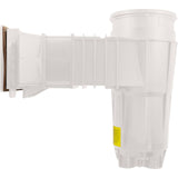 Skimmer Cmplt, Pent Bermuda WM, 1-1/2"fpt, Vinyl/Fiber, Wht : 506521