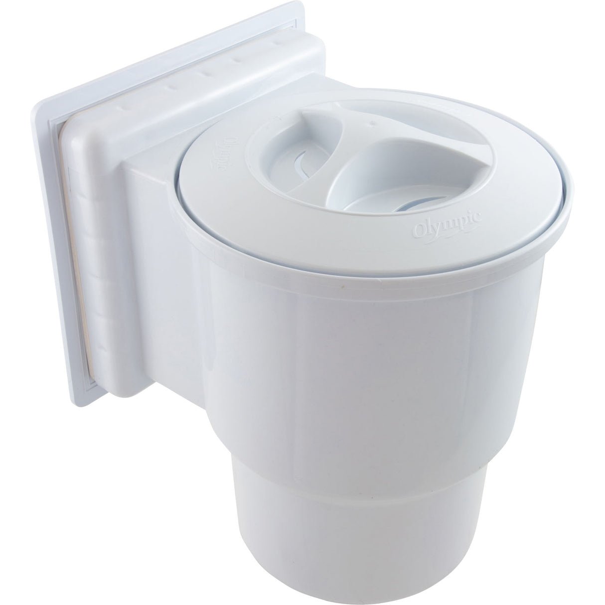 Skimmer Complete, Olympic, Above Ground, White : ACM192ABS - Champlain Plastics - ACM192ABS - PartsForSpas.com