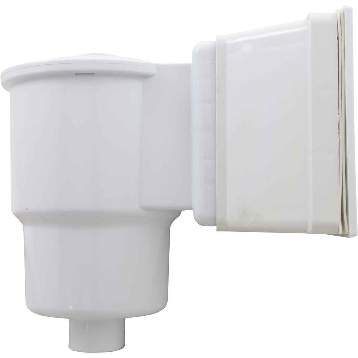 Skimmer Complete, Champlain Plastics, Wide Mouth, White : ACM19300 - Champlain Plastics - 063741994338 - PartsForSpas.com