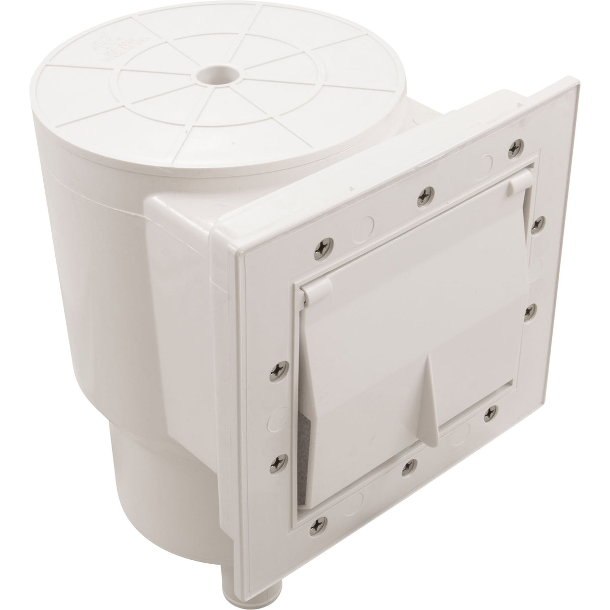 Skimmer Complete, WW FloPro II, Pool V/F, Short Throat, Wht : 560-COA60S - Waterway Plastics - 560-COA60S - PartsForSpas.com