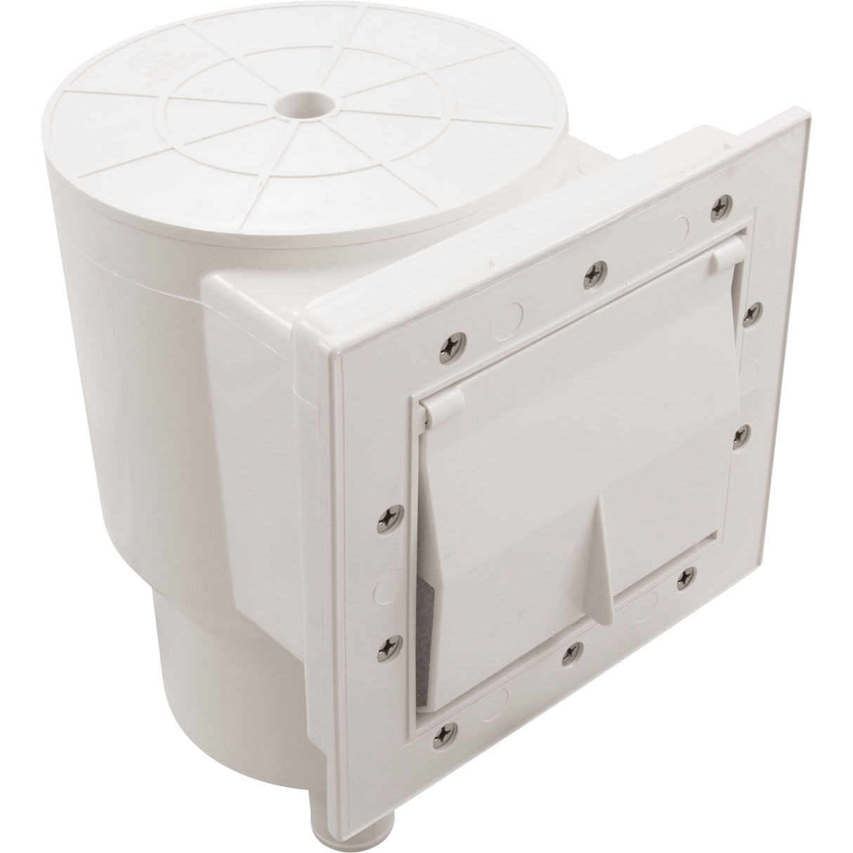 Skimmer Complete, WW FloPro II, Pool V/F, Short Throat, Wht : 560-COA60S - Waterway Plastics - 560-COA60S - PartsForSpas.com