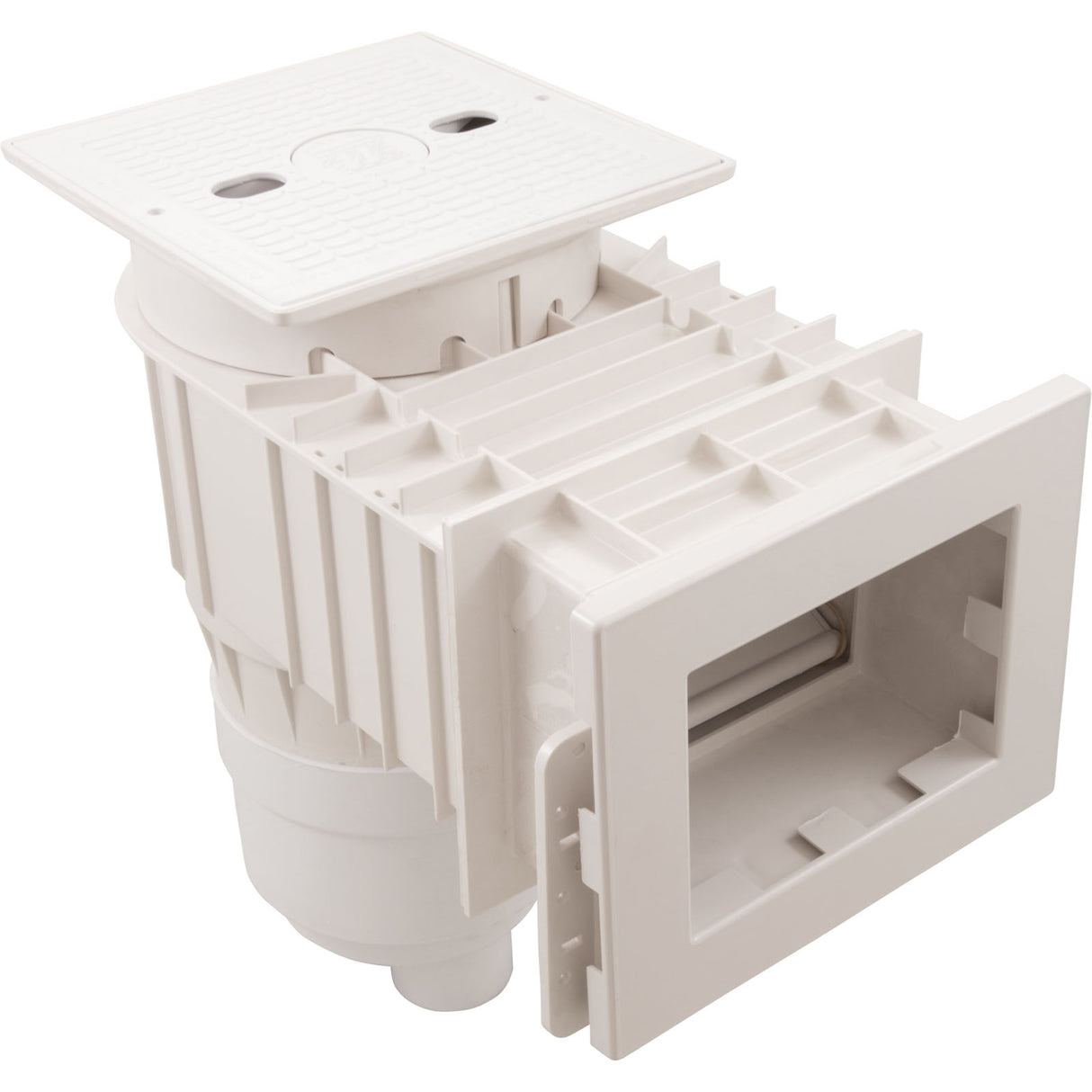 Skimmer Complete, WW Renegade, Fiberglass, 2", wht, Square : 540-8610