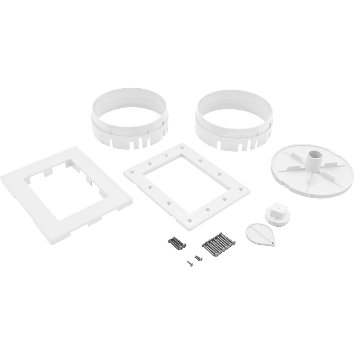 Skimmer Complete, WW Renegade, Pool Fiberglass, 2", White, Round : 540-8620