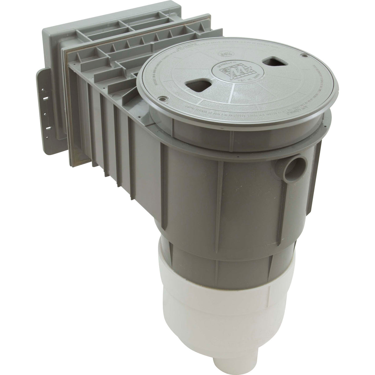 Skimmer Complete, Waterway Renegade, Pool Fiberglass, 2", Gray : 540-8627 - Waterway Plastics - 540-8627 - PartsForSpas.com