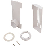 Skimmer Complete, Balboa GG, Spa Strip, w/Straight Nut, Wht : 31990-WH - GG/Balboa - 31990-WH - PartsForSpas.com