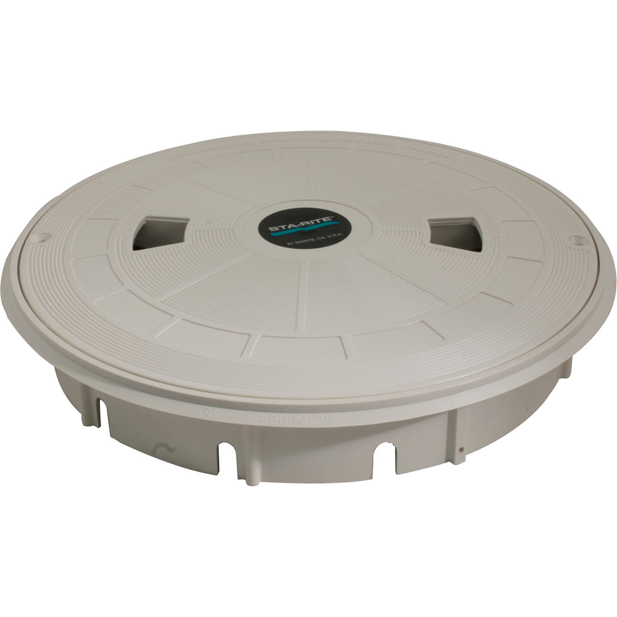 Skimmer Lid Assy, Pentair Sta-Rite U-3, 10-9/16"od, White : 08650-0169 - StaRite/Pentair - 022315127081 - PartsForSpas.com