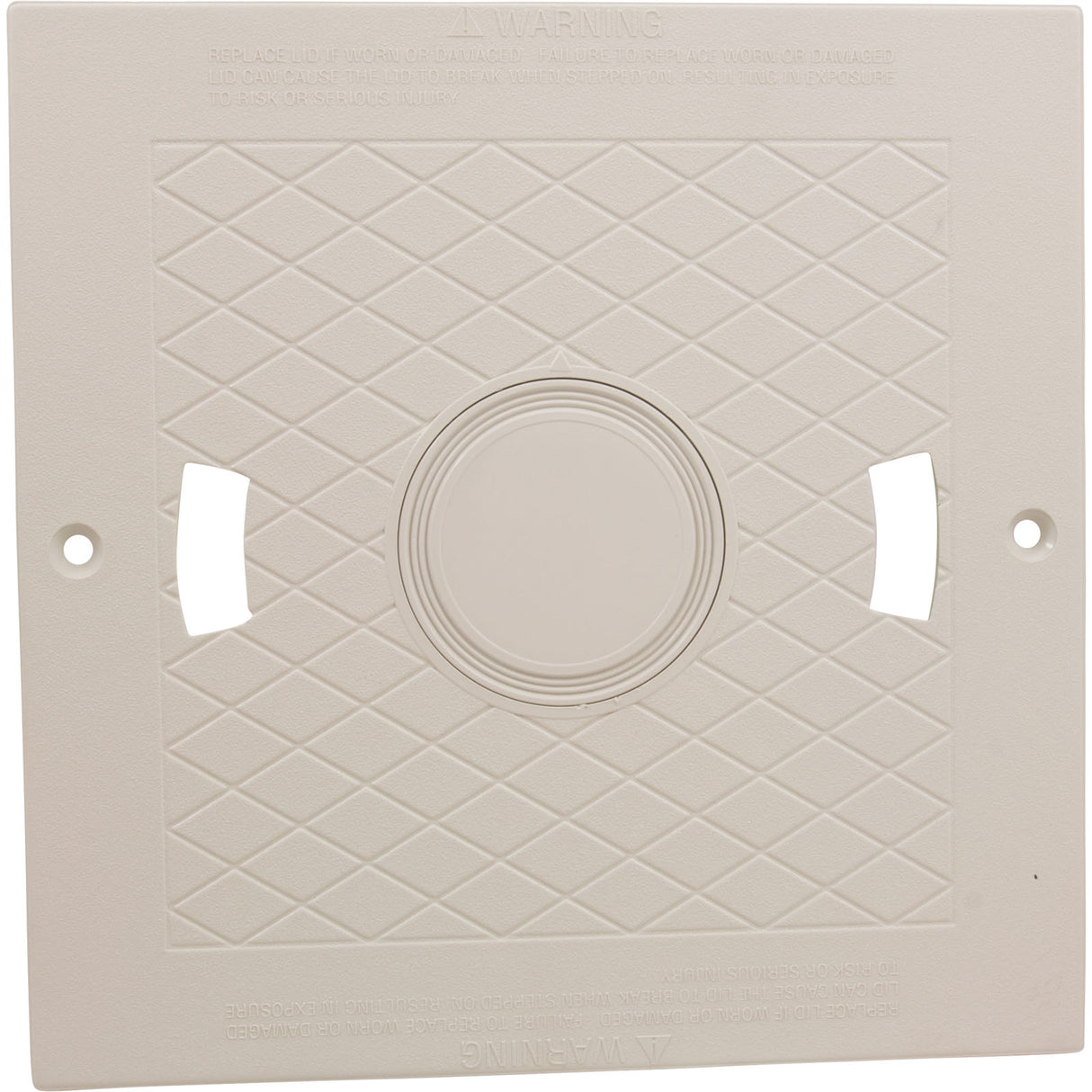 Skimmer Lid, Hayward, 10" x 10", w/o Thermometer, White, Gen : L3R - Pentair - L3R - PartsForSpas.com