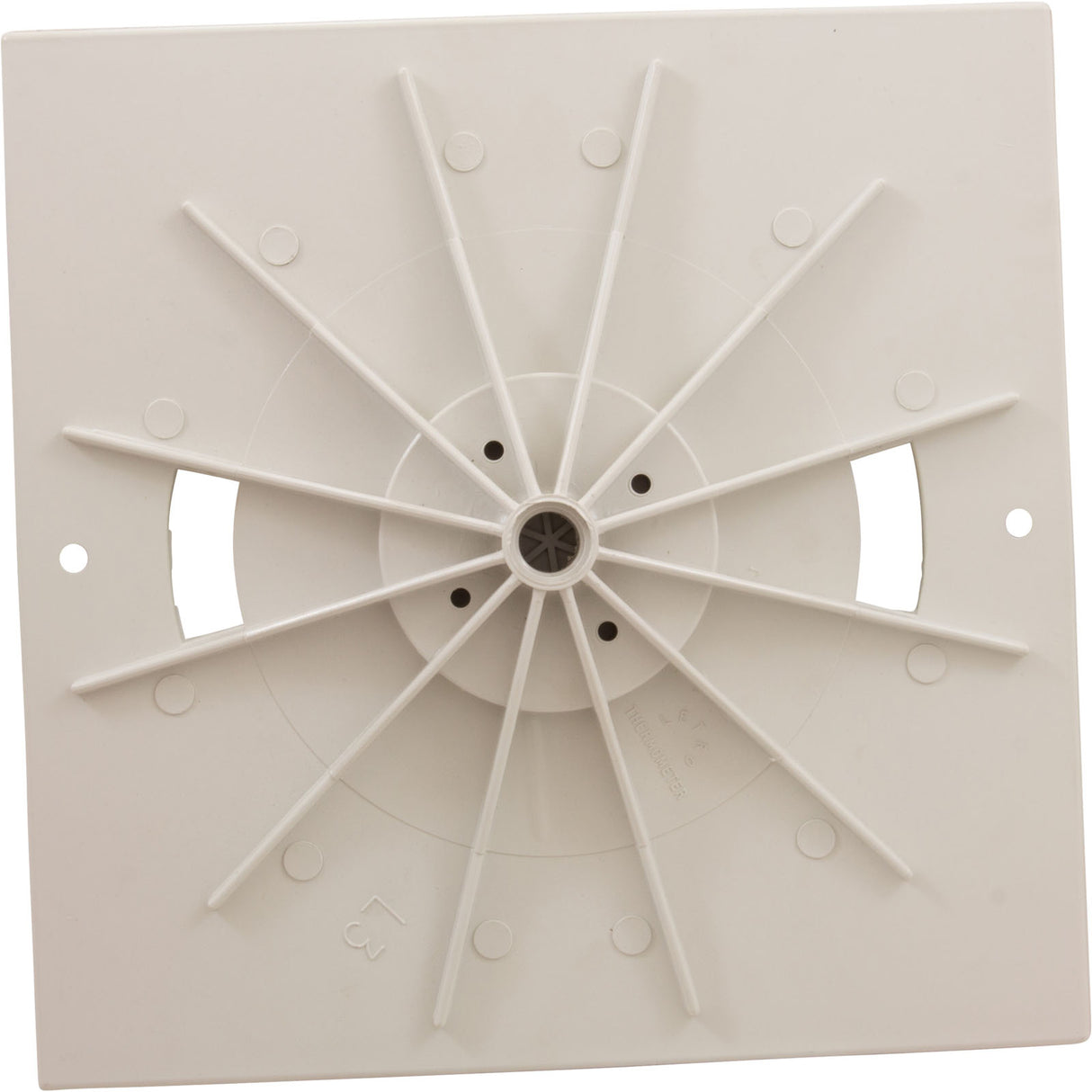 Skimmer Lid, Hayward, 10" x 10", w/o Thermometer, White, Gen : L3R - Pentair - L3R - PartsForSpas.com