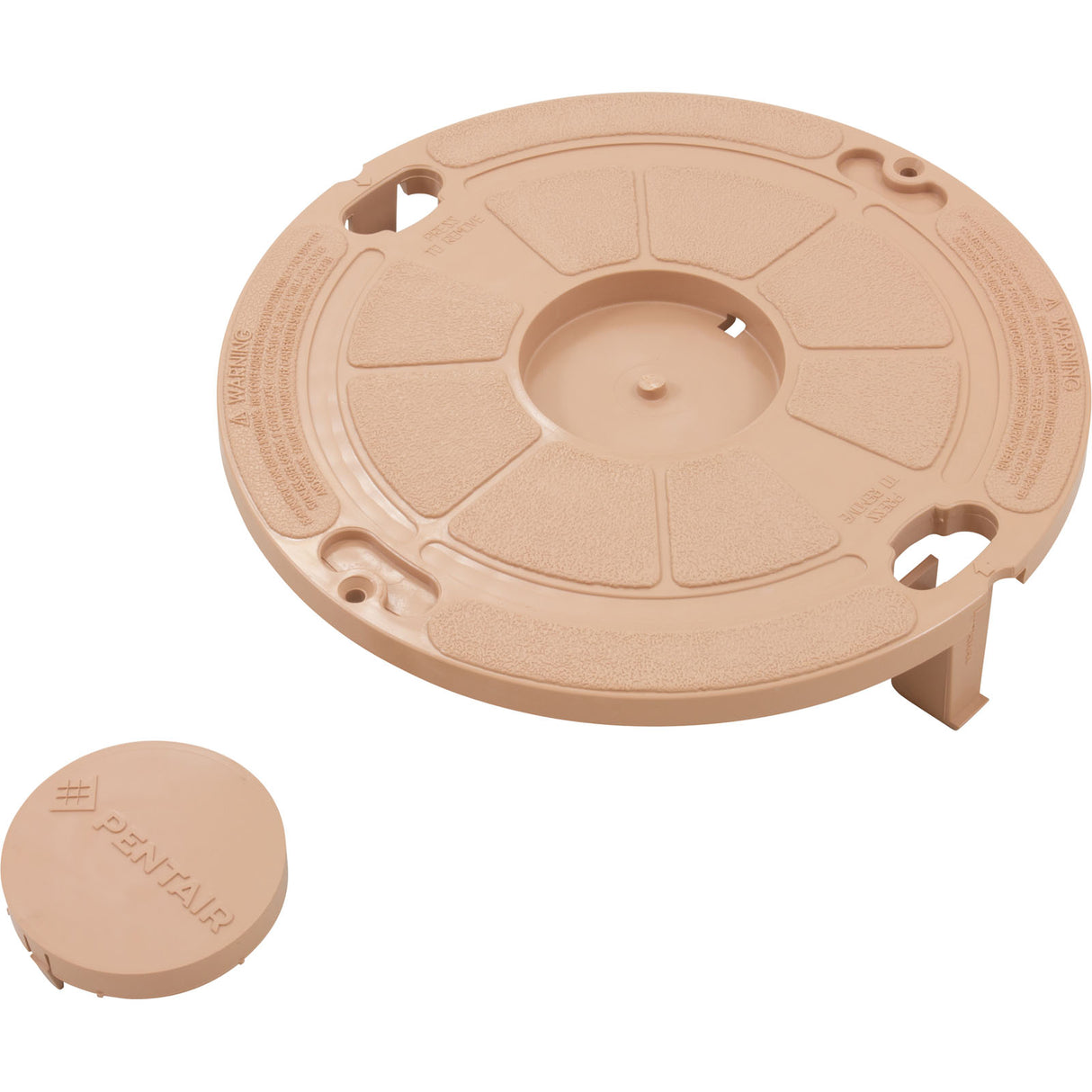 Skimmer Lid, Pentair, Admiral S15/S20, Lockdown, Tan : 85007430 - Pentair - 788379625771 - PartsForSpas.com