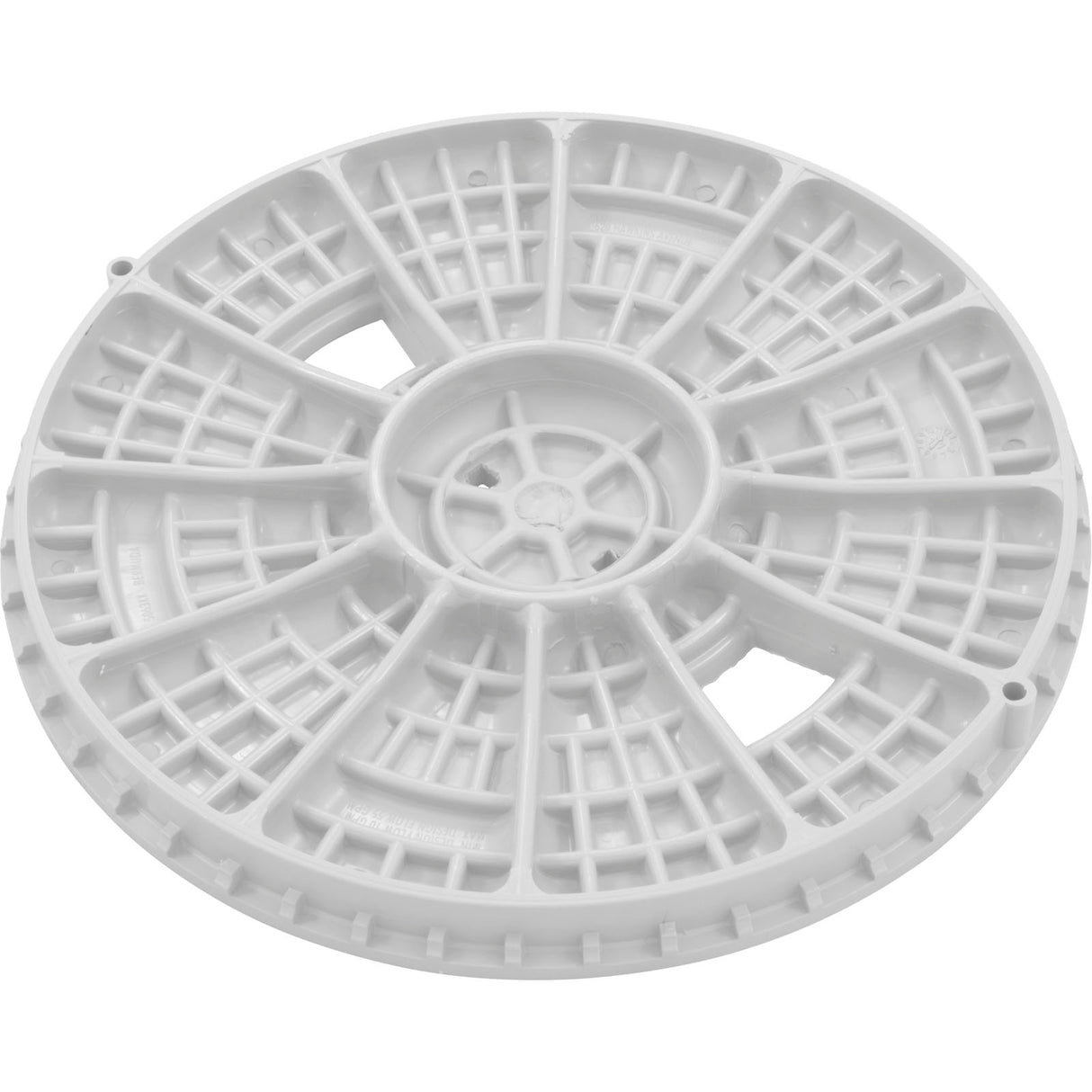 Skimmer Lid, Pentair/PacFab Bermuda, 9-3/16"od, White : 516215 - PacFab/Pentair - 516215 - PartsForSpas.com