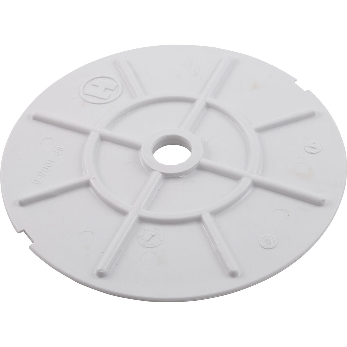 Lid, Hayward SP1090/1092/1096/1097/1098, 6-5/8"dia, White : SPX1096B - Hayward - 0610377037747 - PartsForSpas.com
