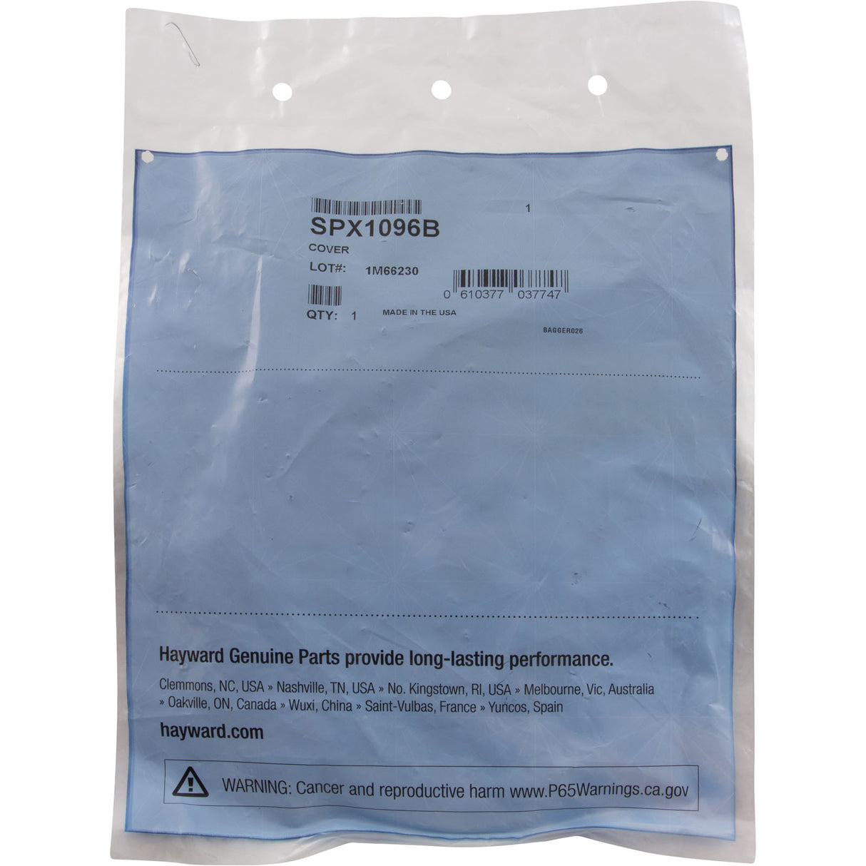 Lid, Hayward SP1090/1092/1096/1097/1098, 6-5/8"dia, White : SPX1096B - Hayward - 0610377037747 - PartsForSpas.com