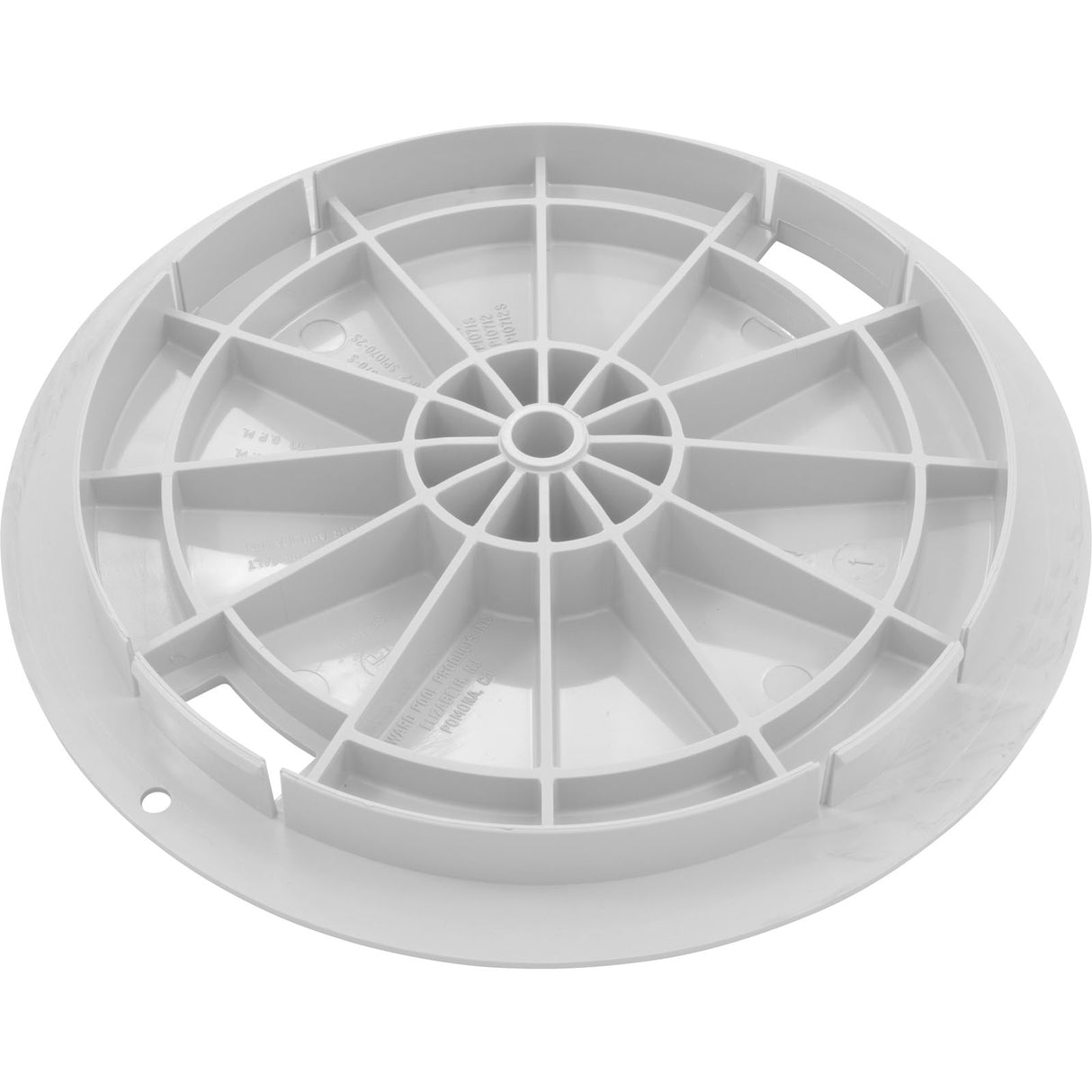 Lid, Hayward SP1070 Skimmer, 9-7/8"OD, White : SPX1070C - Hayward - 0610377036597 - PartsForSpas.com