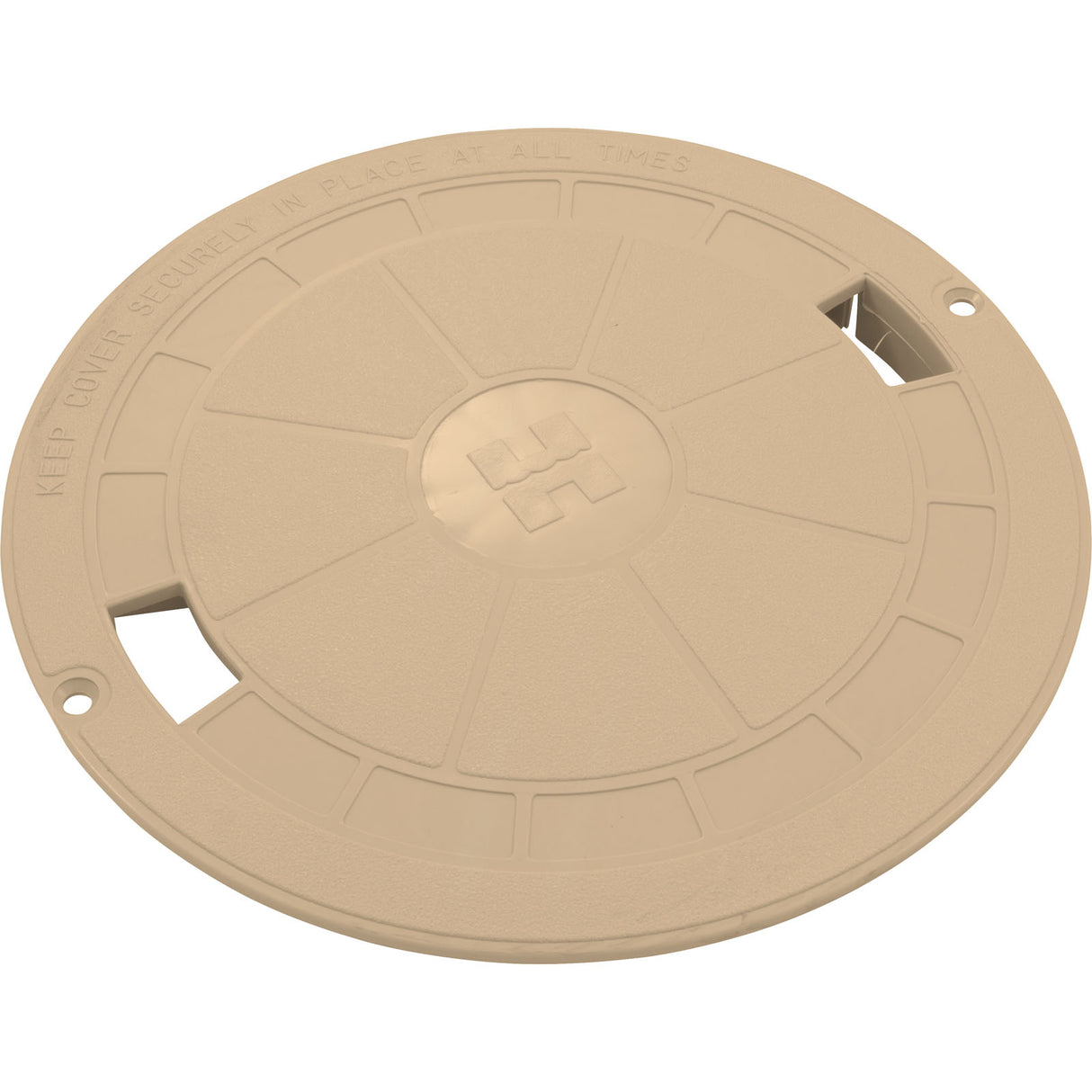 Lid, Hayward SP1070 Skimmer, 9-7/8" OD, Tan : SPX1070C10 - Hayward - 0610377036627 - PartsForSpas.com
