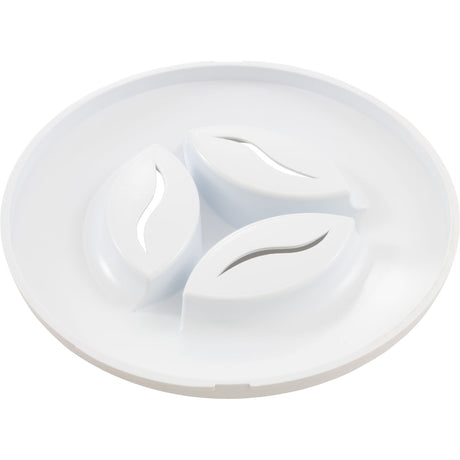 Lid, Olympic Standard Skimmer, White : UNI-87ABS - Champlain Plastics - UNI-87ABS - PartsForSpas.com