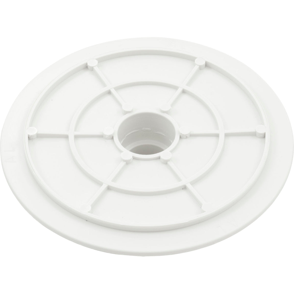 Vacuum Plate, Standard/Wide Mouth Skimmer, 7"OD : UNI-89 - Champlain Plastics - 063741179480 - PartsForSpas.com