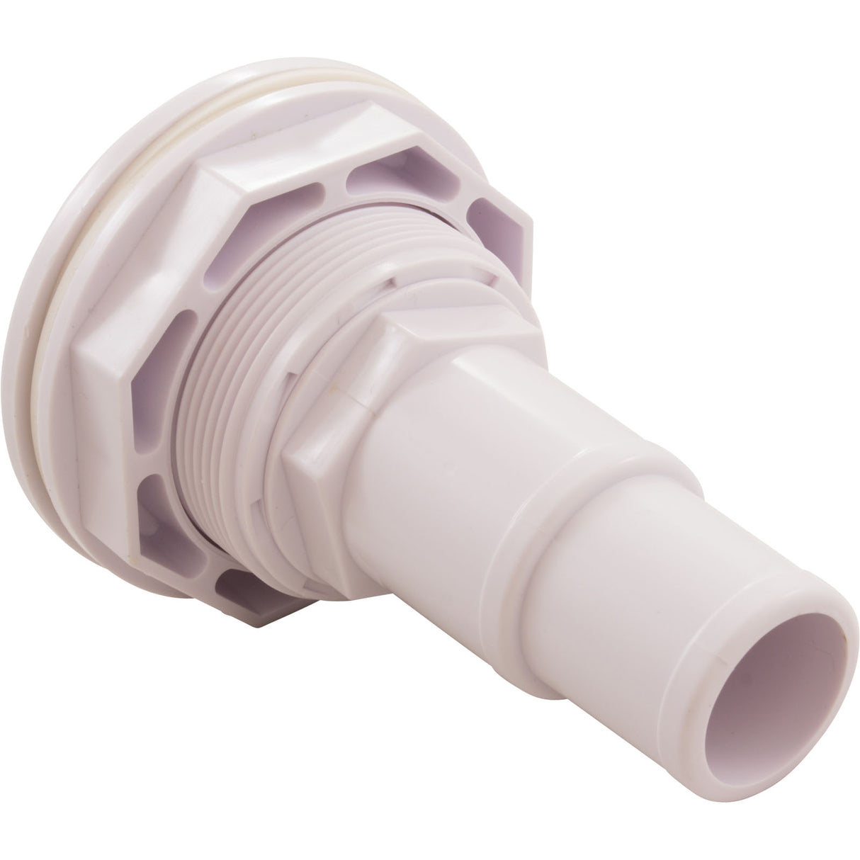 Inlet Fitting, Olympic Skimmer, White : ACM-191 - Champlain Plastics - ACM-191 - PartsForSpas.com