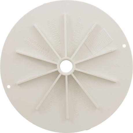 Skimmer Lid, Kafko, 9-1/2"od, White : 19-0165-1 - Kafko Manufacturing - 19-0165-1 - PartsForSpas.com