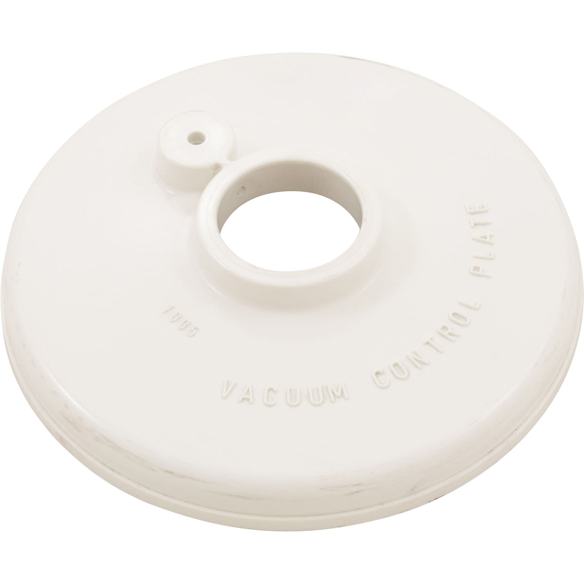 Skimmer Vacuum Control Plate, Kafko, 7-3/16"od, White : 19-0102-0 - Kafko Manufacturing - 19-0102-0 - PartsForSpas.com