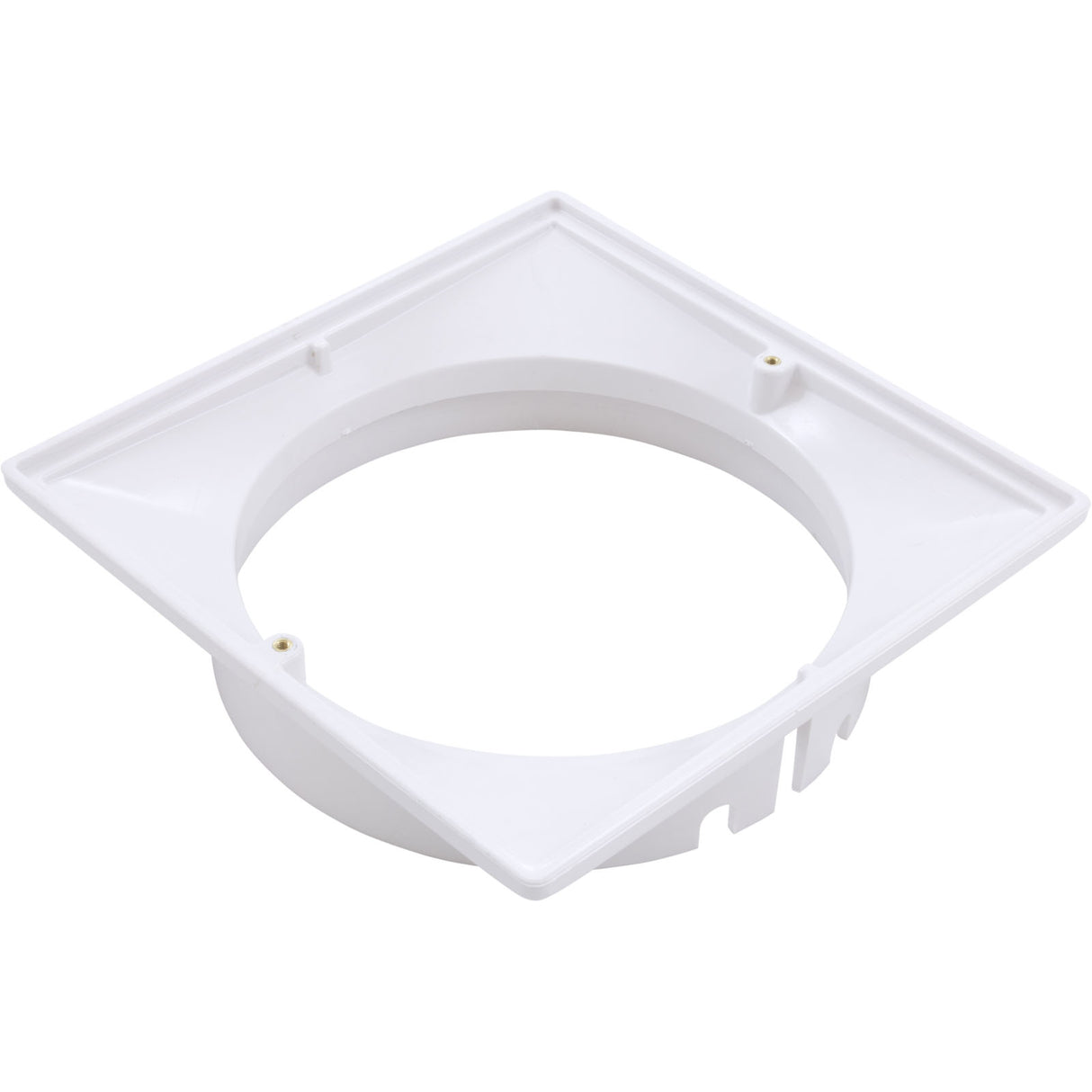 Skimmer Collar, Waterway Renegade, Vinyl, Square, White : 519-9510 - Waterway Plastics - 806105097538 - PartsForSpas.com