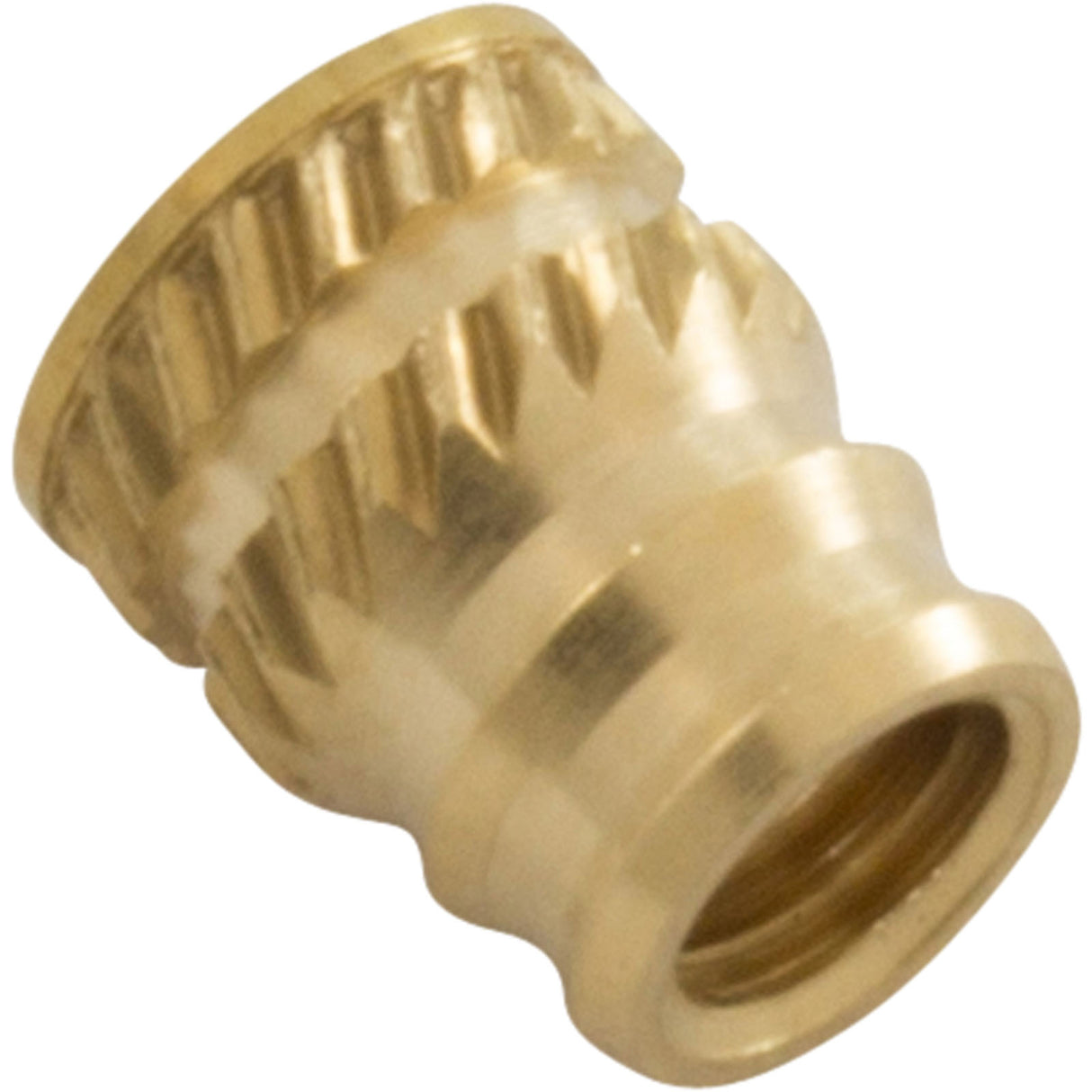 Brass Insert, Waterway, Knurled, 8-32 x 5/16" : 820-4110 - Waterway Plastics - 80610513713 - PartsForSpas.com