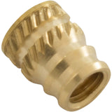 Brass Insert, Waterway, Knurled, 8-32 x 5/16" : 820-4110 - Waterway Plastics - 80610513713 - PartsForSpas.com