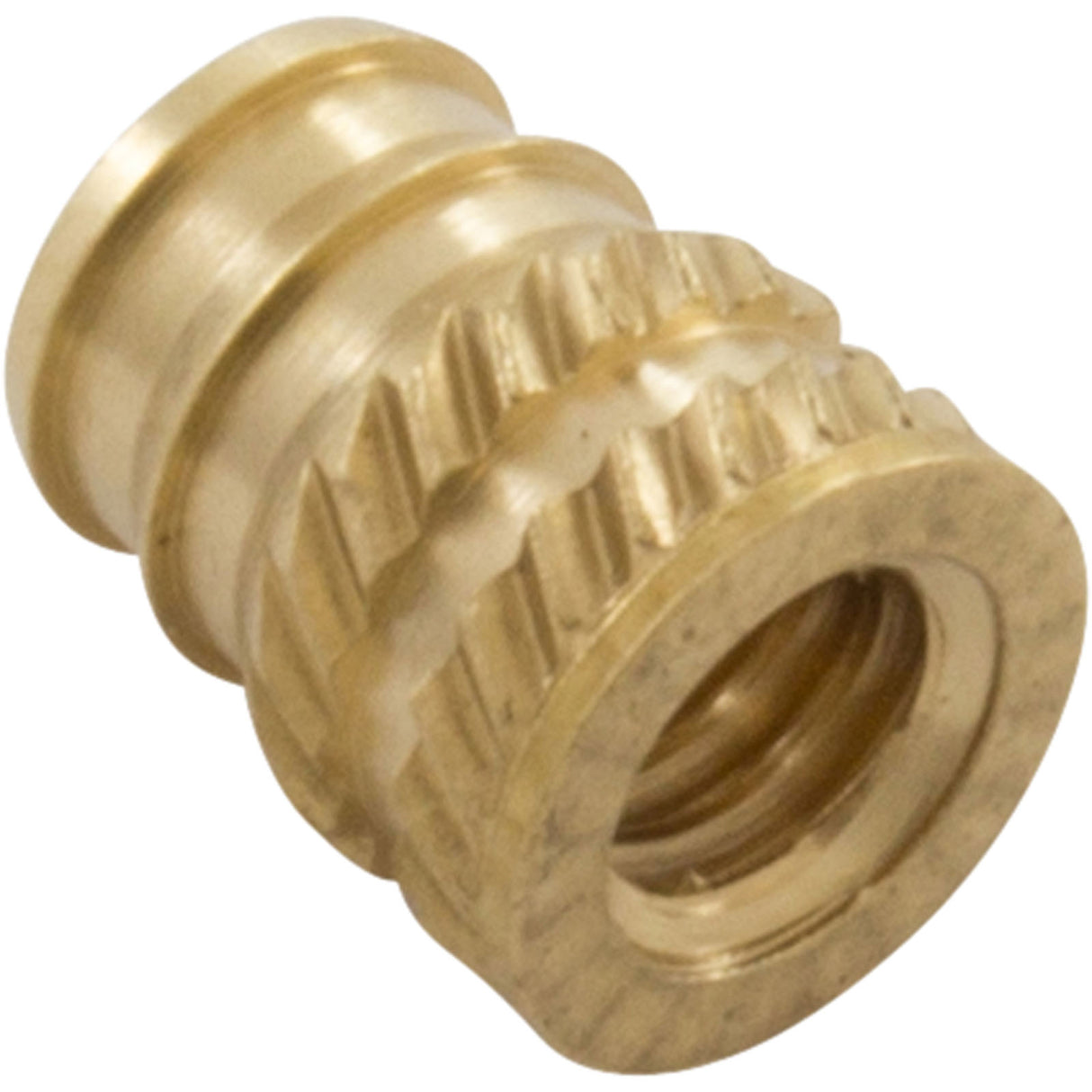 Brass Insert, Waterway, Knurled, 8-32 x 5/16" : 820-4110 - Waterway Plastics - 80610513713 - PartsForSpas.com