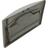 Front Plate Assy, WW Front Access Skimmer 100sqft, Oval, Gray : 550-6637 - Waterway Plastics - 806105250643 - PartsForSpas.com