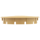Skimmer Lid, Aquastar, w/Collar, Tan : SKRT108 - AquaStar - 883612043340 - PartsForSpas.com