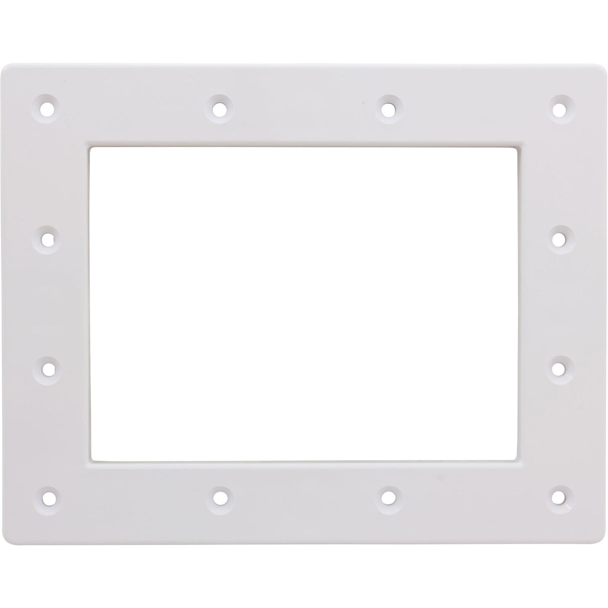 Skimmer Faceplate, CMP, 8-1/2" x 10-3/4", White : 25540-000-010 - Custom Molded Products - 849640009277 - PartsForSpas.com