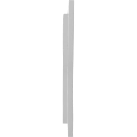Skimmer Faceplate, CMP, Widemouth, Vinyl, White : 25541-000-010 - Custom Molded Products - 849640009420 - PartsForSpas.com