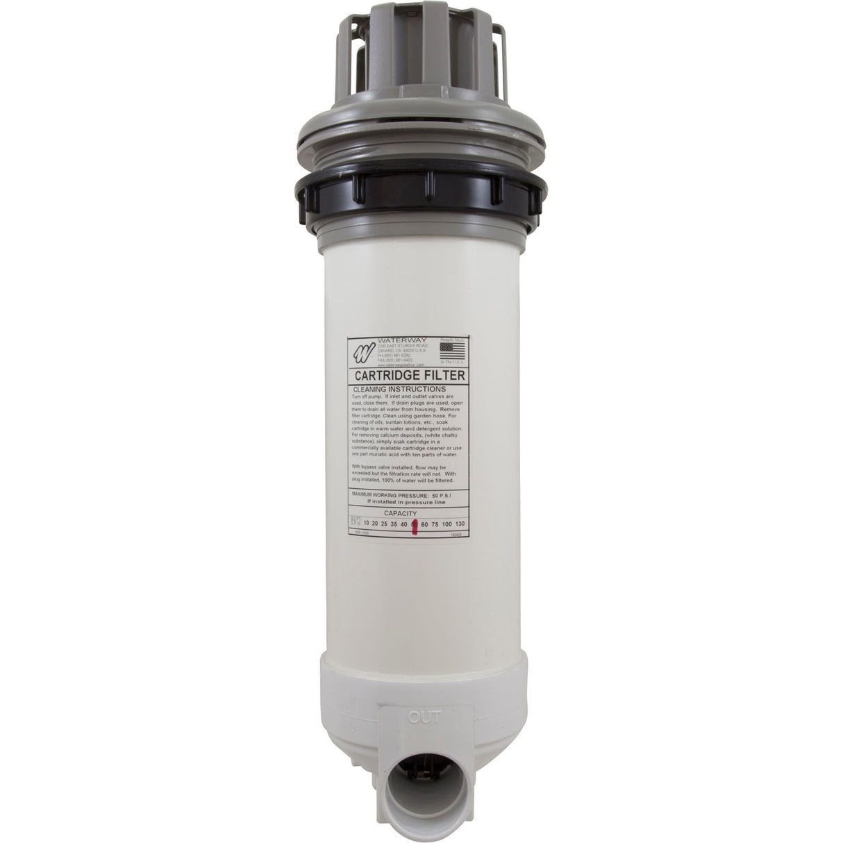 Teleweir, 50Sf 2"Ckv 6Sclp, "Blank Logo " - Gray : 510-4607