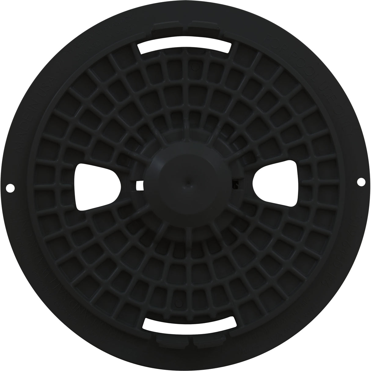 Pool Skimmer Lid R1 - Black : 519-6451 - Waterway Plastics - 806105096074 - PartsForSpas.com