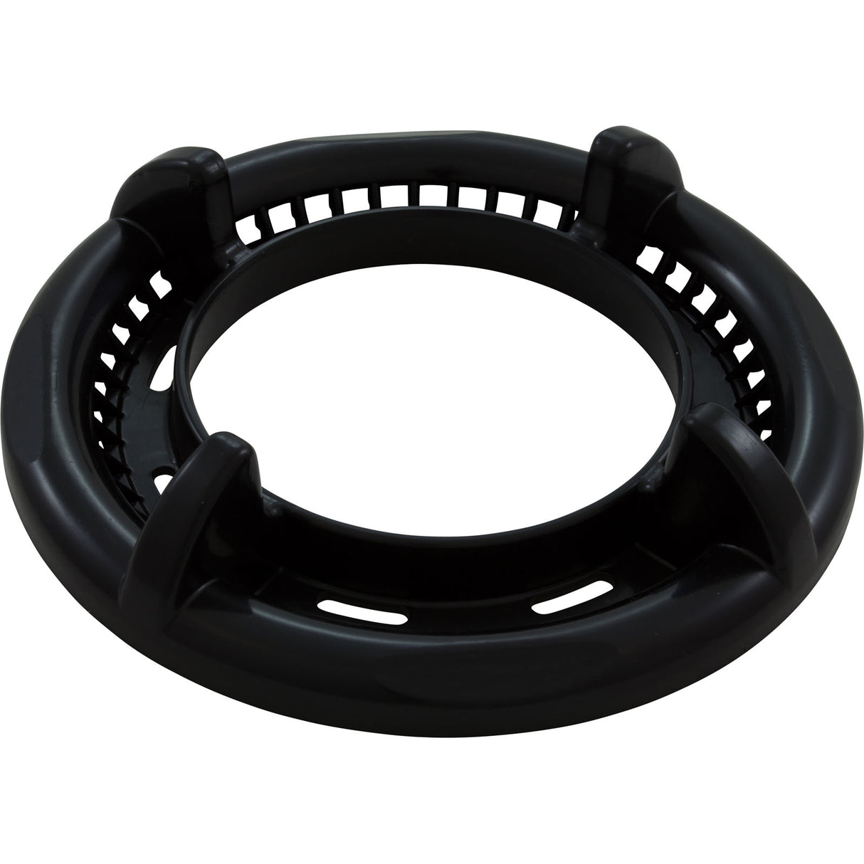 4-Scallop Trim Ring - High Volume - Black : 519-8051 - Waterway Plastics - 806105204332 - PartsForSpas.com