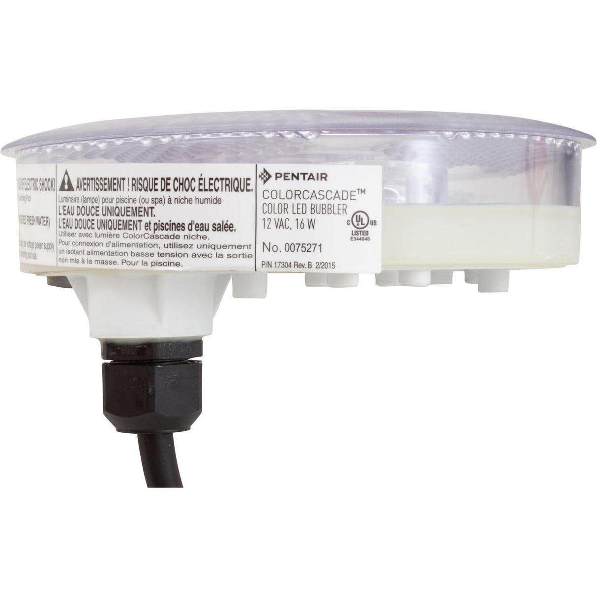 Repl Light Engine, Pentair ColorCasade LED Bubbler, 100ft : 590046