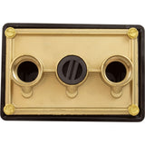 Light Junction Box, Pentair,  (3) 3/4" Ports, Brass Base : 78310600