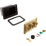 Light Junction Box, Pentair,  (3) 3/4" Ports, Brass Base : 78310600