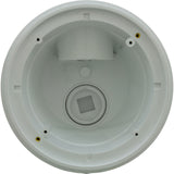 Main Drain, WW Anti Vortex, 8" Round, Gun, 2"s, Side, White : 640-2520 V
