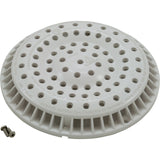 Main Drain, WW Anti Vortex, 8" Round, Gun, 2"s, Side, White : 640-2520 V
