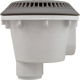 Main Drain, WW Anti Vortex, 8" Rnd, Vinyl, 2"s, Gray : 640-2757 V