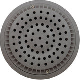 Main Drain, WW Anti Vortex, 8" Rnd, Vinyl, 2"s, Gray : 640-2757 V