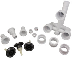 3 Jet Manifold Sys, Waterway, 9", a1-1/2"s x w2"sp, w/Intls : 210-3510G