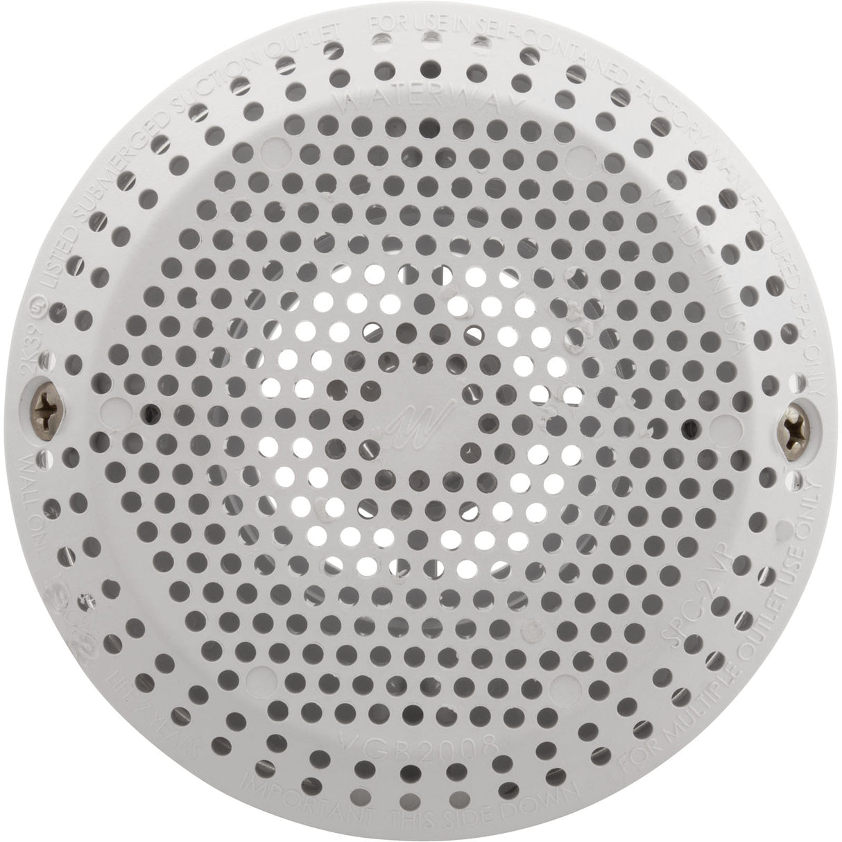 Suct Assy, WW 3-1/2" Hi-Flow, 2-3/8"hs, 1-1/2"s, Wht, w/o Vac Brk : 640-3250V