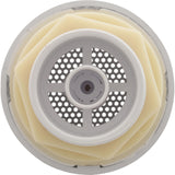 Suct Assy, WW 3-1/2" Hi-Flow, 2-3/8"hs, 1-1/2"s, Wht, w/o Vac Brk : 640-3250V