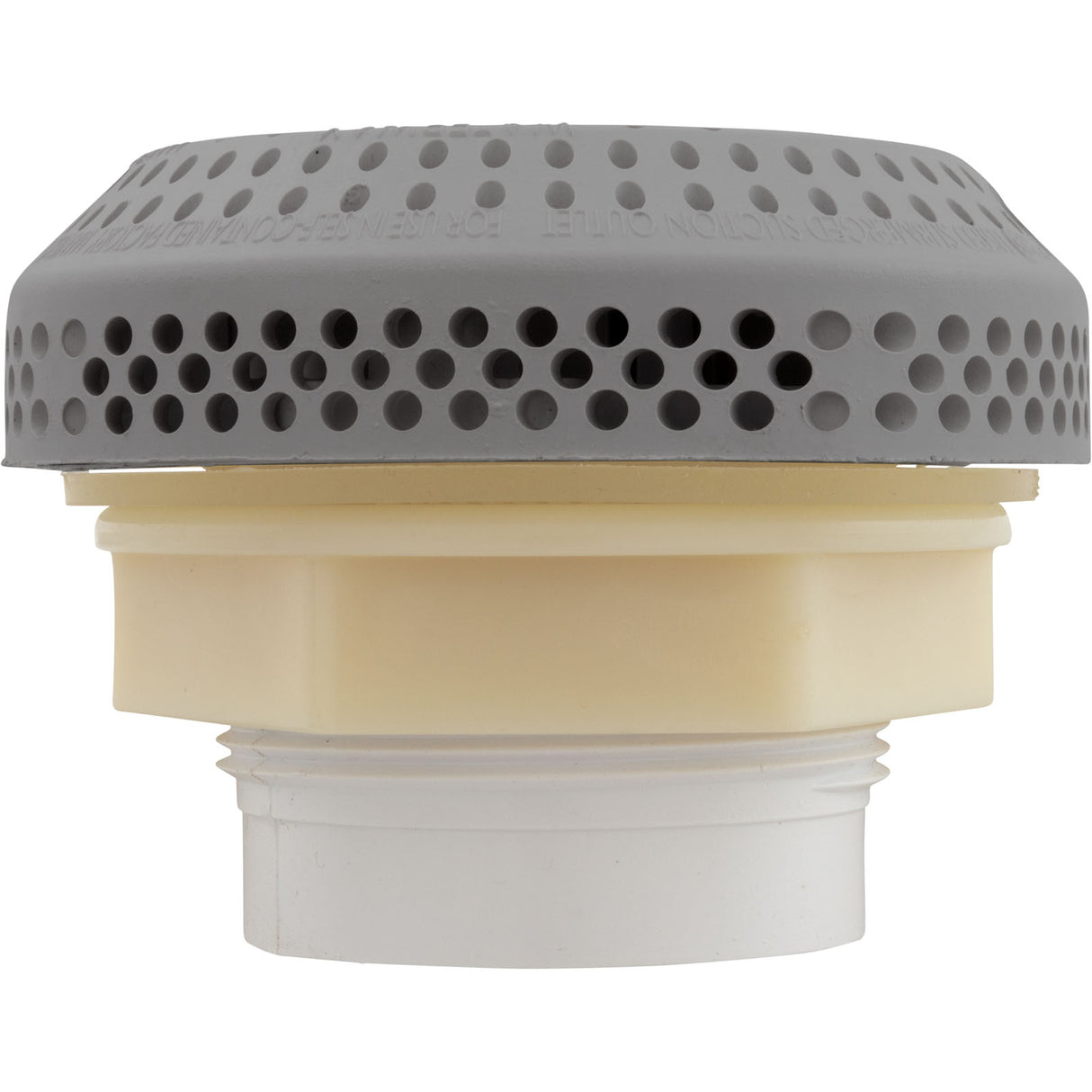 Suct Assy, WW 3-1/2" Hi-Flow, 2-3/8"hs, 1-1/2"s, Gry, w/o Vac Brk : 640-3257V