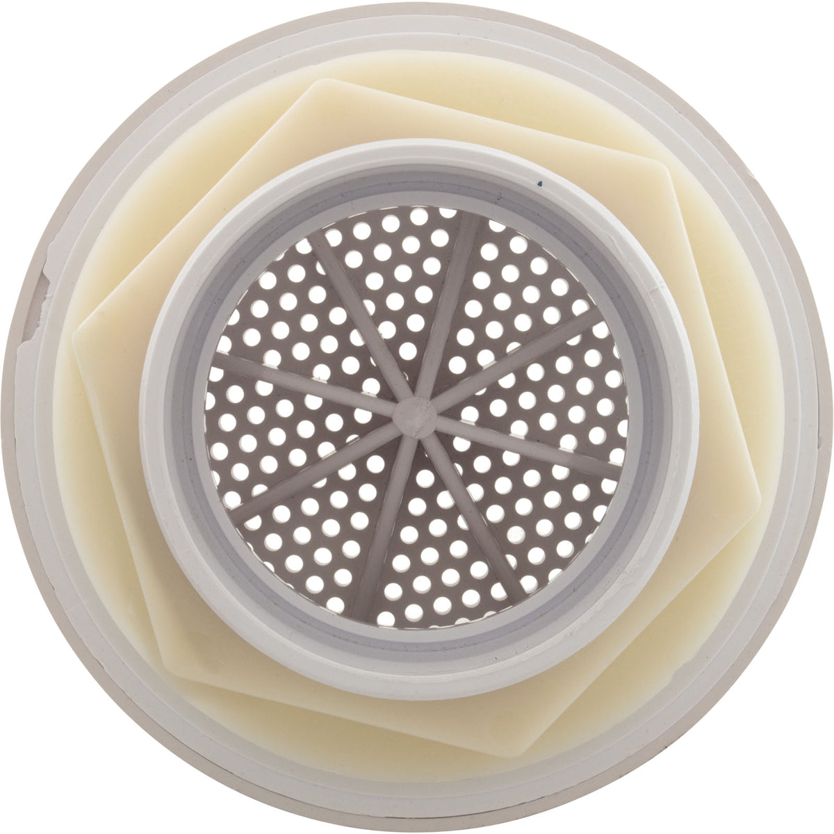 Suction Assy, WW Super Hi-Flo, 3-1/4"hs, 2-1/2"s, 180gpm, White : 640-3580 V - Waterway Plastics - 8.06105E+11 - PartsForSpas.com