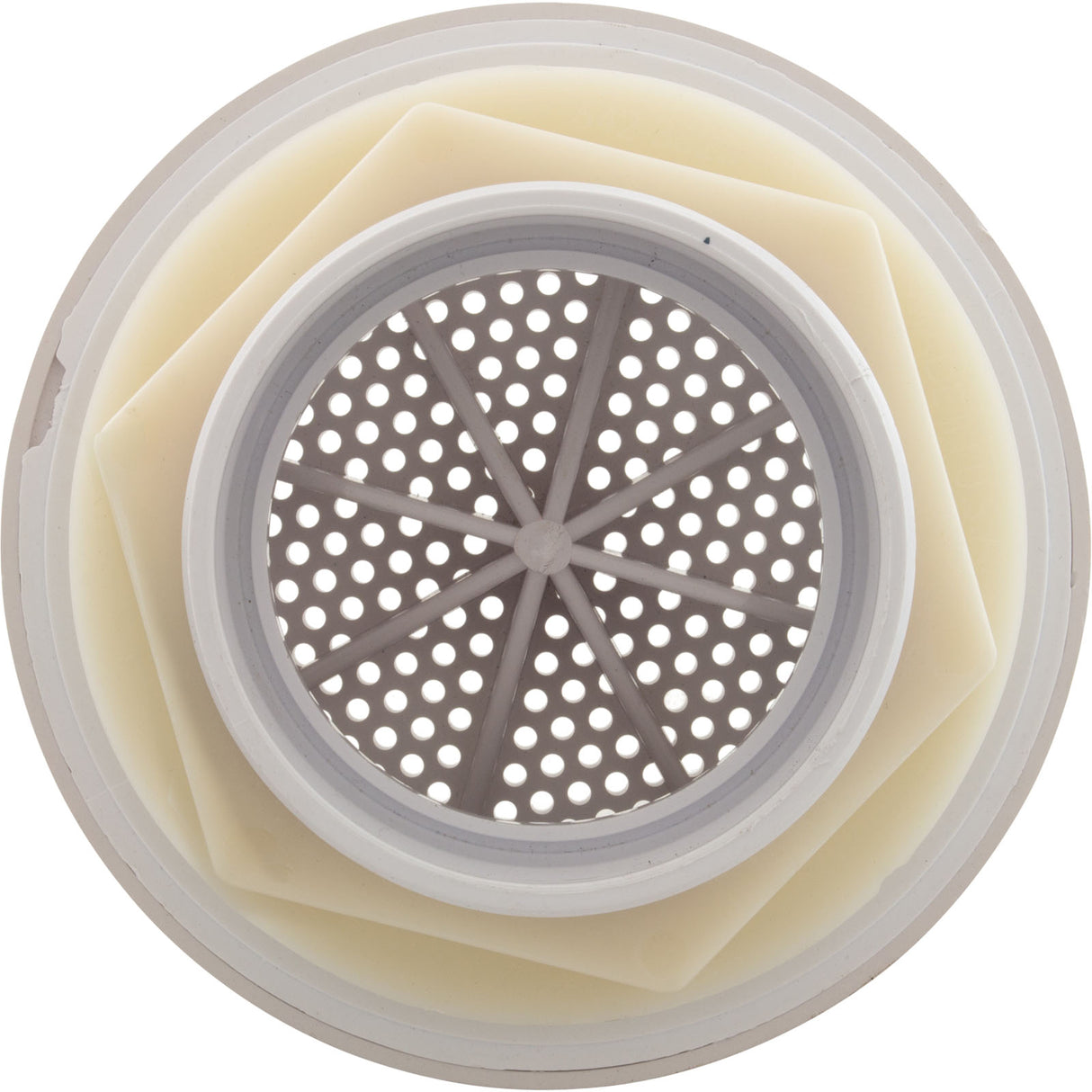 Suction Assy, WW Super Hi-Flo, 3-1/4"hs, 2-1/2"s, 180gpm, White : 640-3580 V