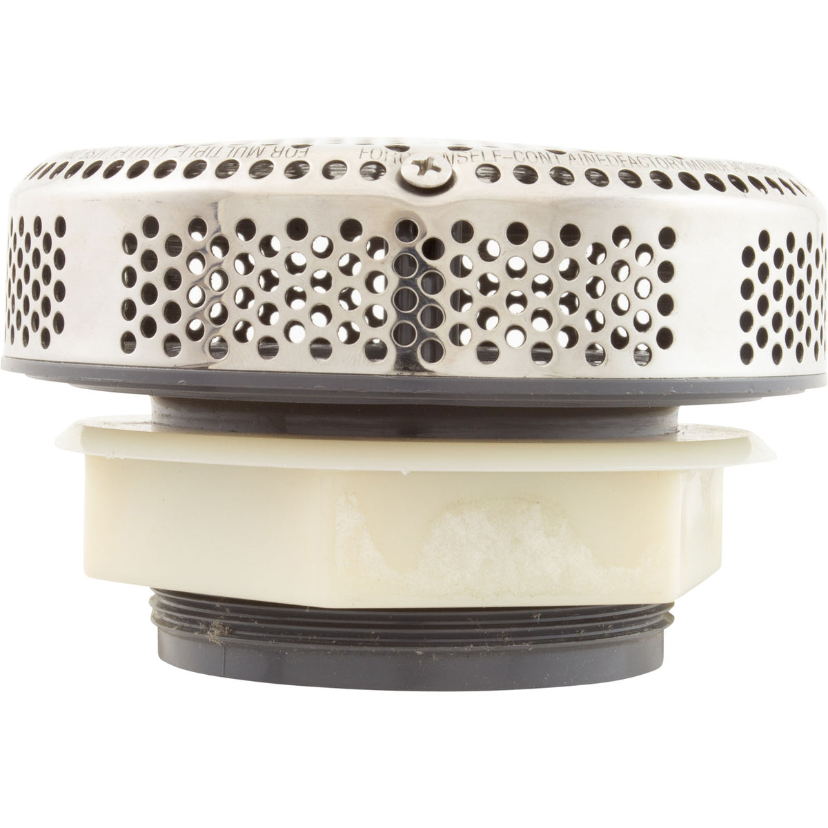 Suction Assy, WW Super Hi-Flo, 3-1/4"hs, 2-1/2"s, SS : 640-3580S V - Waterway Plastics - 8.06105E+11 - PartsForSpas.com