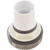 Suction Assy, WW Super Hi-Flo, 3-1/4"hs, 2"s, White/ss : 640-3630S V