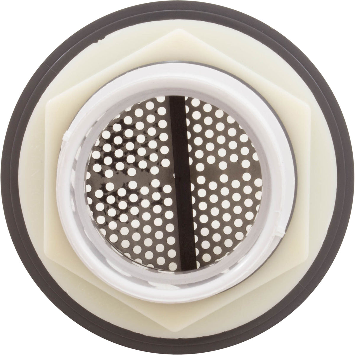 Suction Assy, WW Super Hi-Flo, 3-1/4"hs, 2"s, White/ss : 640-3630S V